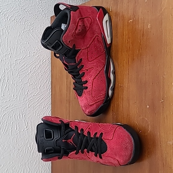 Air Jordan 6 Retro GS Toro Bravo Children's Sneakers 384665-600 Size 5Y - Picture 17 of 17